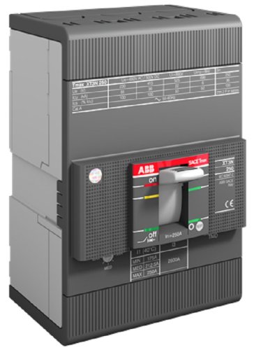 Выключатель автоматический в литом корпусе ABB Tmax XT3N 3п 250А 36кА фото Выключатель автоматический в литом корпусе ABB Tmax XT3N 3п 250А 36кА картинка